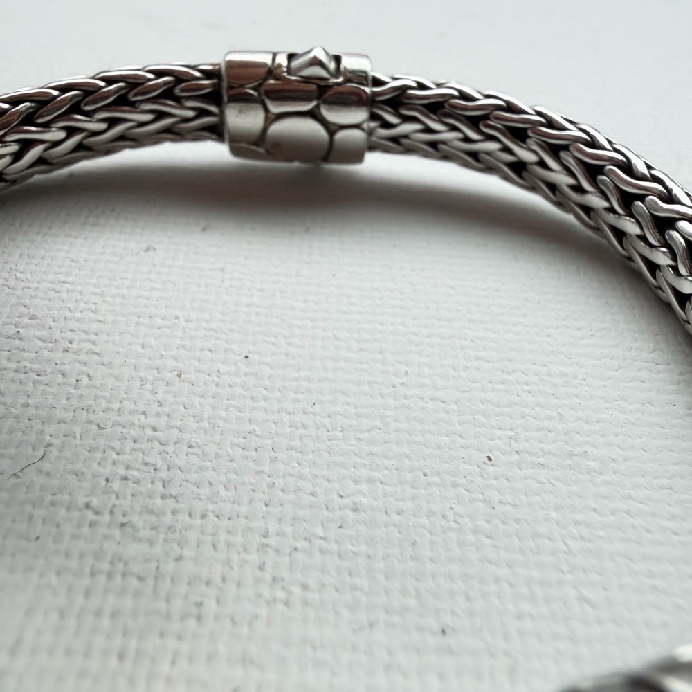 John Hardy Silver Woven Bracelet  Accessory - Picture 5 of 11